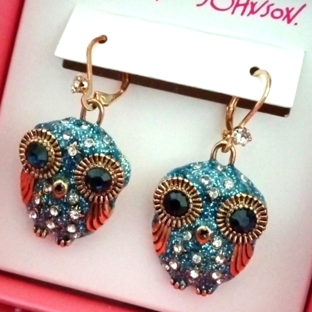 Betsey Johnson Blue Owl